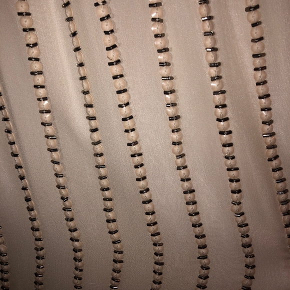 Parker Silk Strapless Beaded Gown - Picture 5 of 6